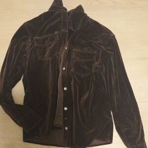 Old Navy Brown Velvet Jacket